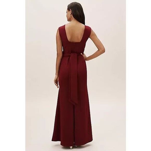 BHLDN Burgundy Maxi Dress - Picture 2 of 7